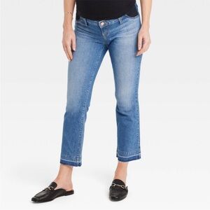 Target under-the-belly boot cut maternity jeans (2 pair)
